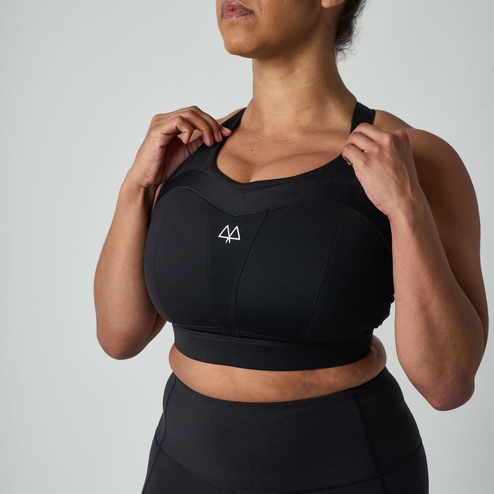 MAAREE‎ Solidarity High Impact Sports Bra Black 34C Racerback Convertible